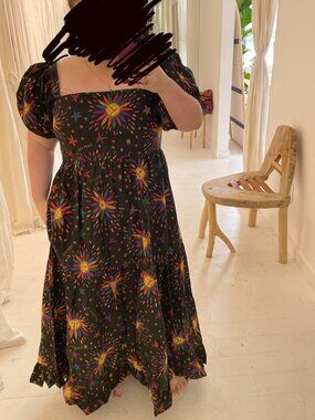 chinese dress ladies Black Morada Boa Guipure Maxi Dress – FARM Rio